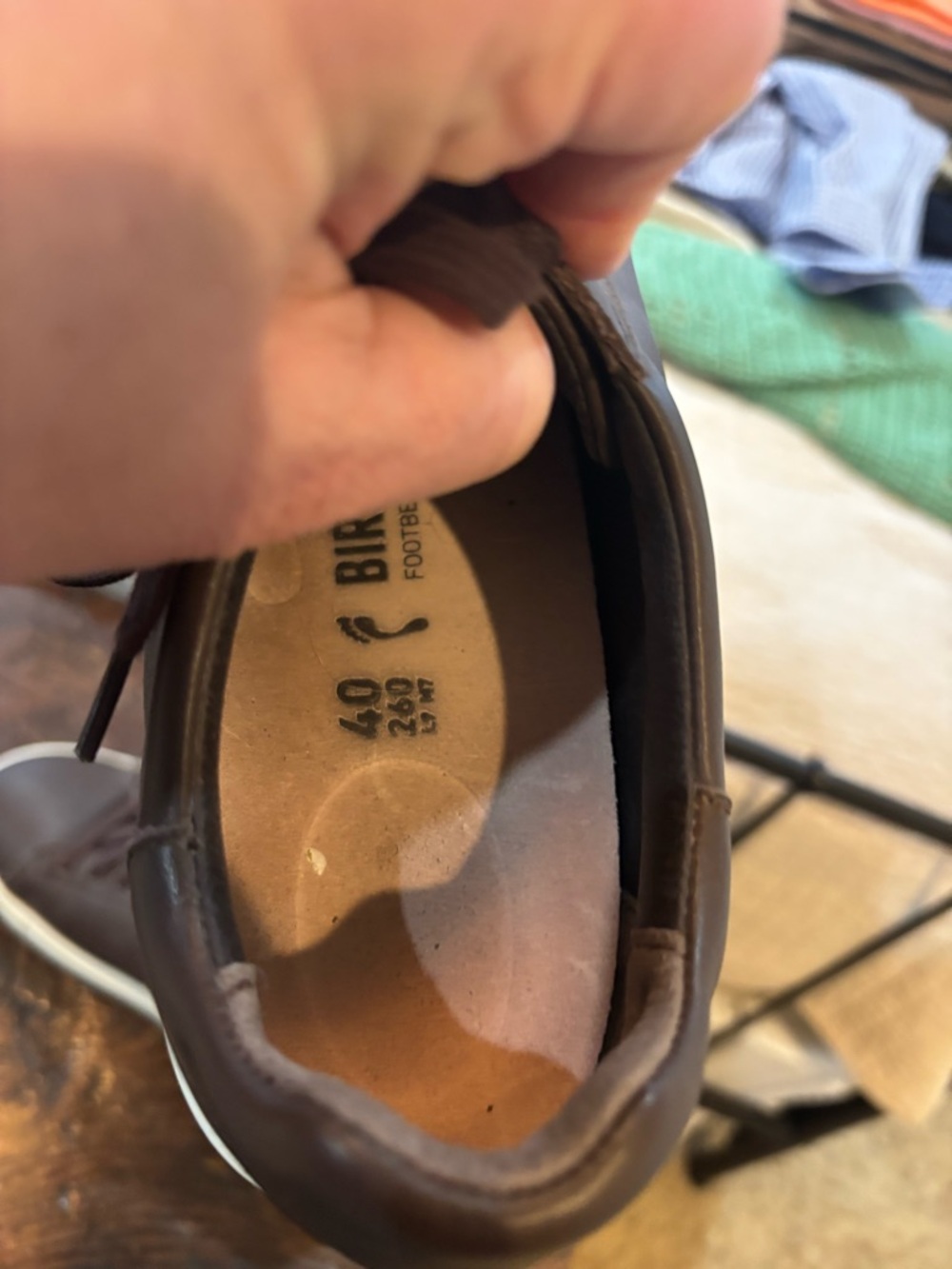 Birkenstock brown leather sneaker - Picture 3 of 3